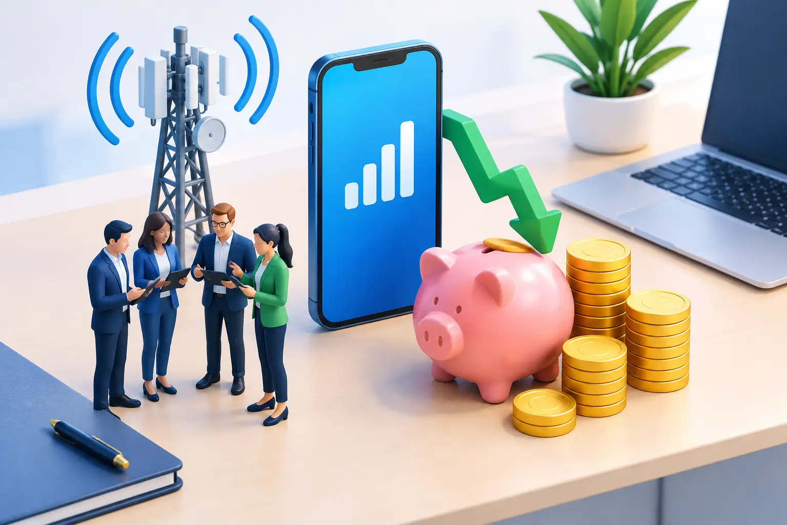 Mobilfunkkosten im Unternehmen senken mit System