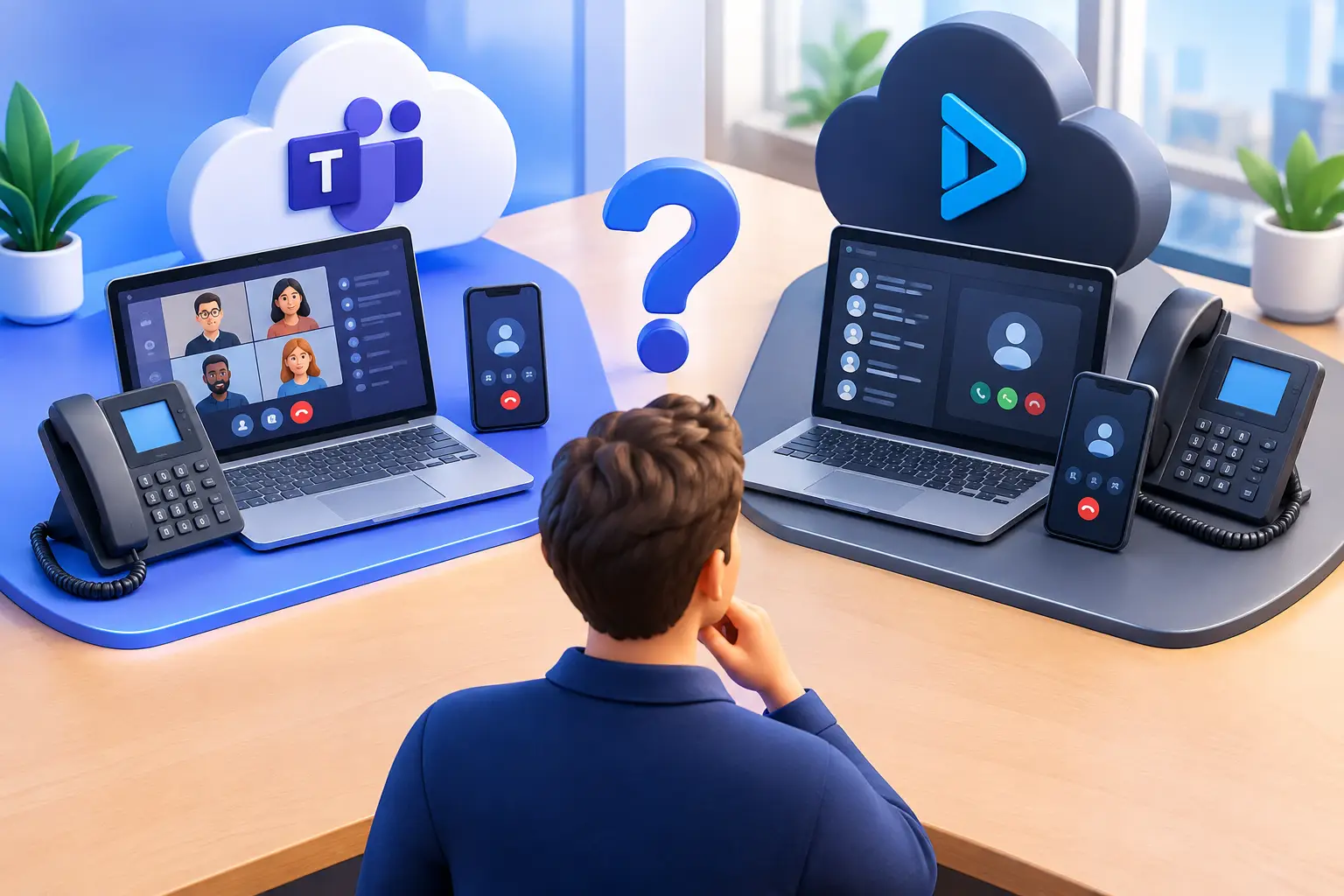 Teams Telefonie oder 3CX: Die richtige Wahl