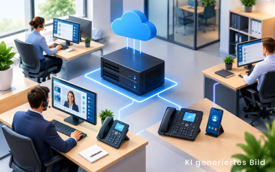 3CX Telefonanlage für Mittelstand im Betrieb