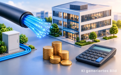 Glasfaseranschluss für Unternehmen: Kosten